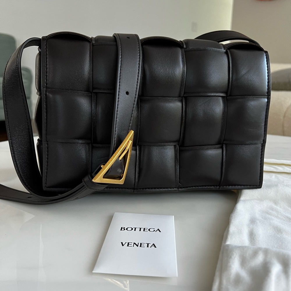 Bottega Veneta Cassette Padded Crossbody Fondant